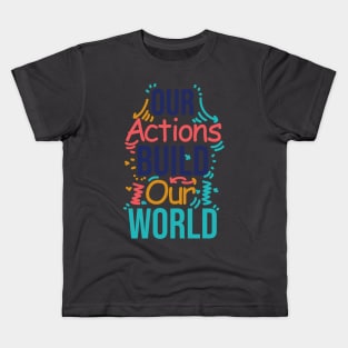 quote motivational t shirt design Kids T-Shirt